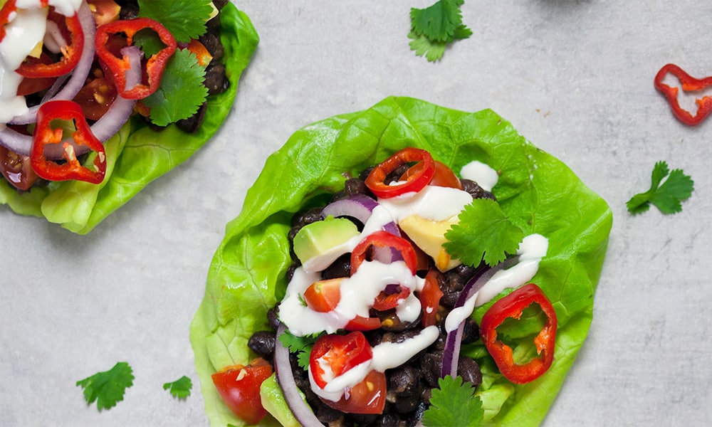 Lettuce Leaf Tacos SO VEGAN