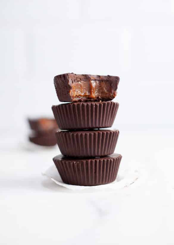 Vegan Salted Almond Butter Cups