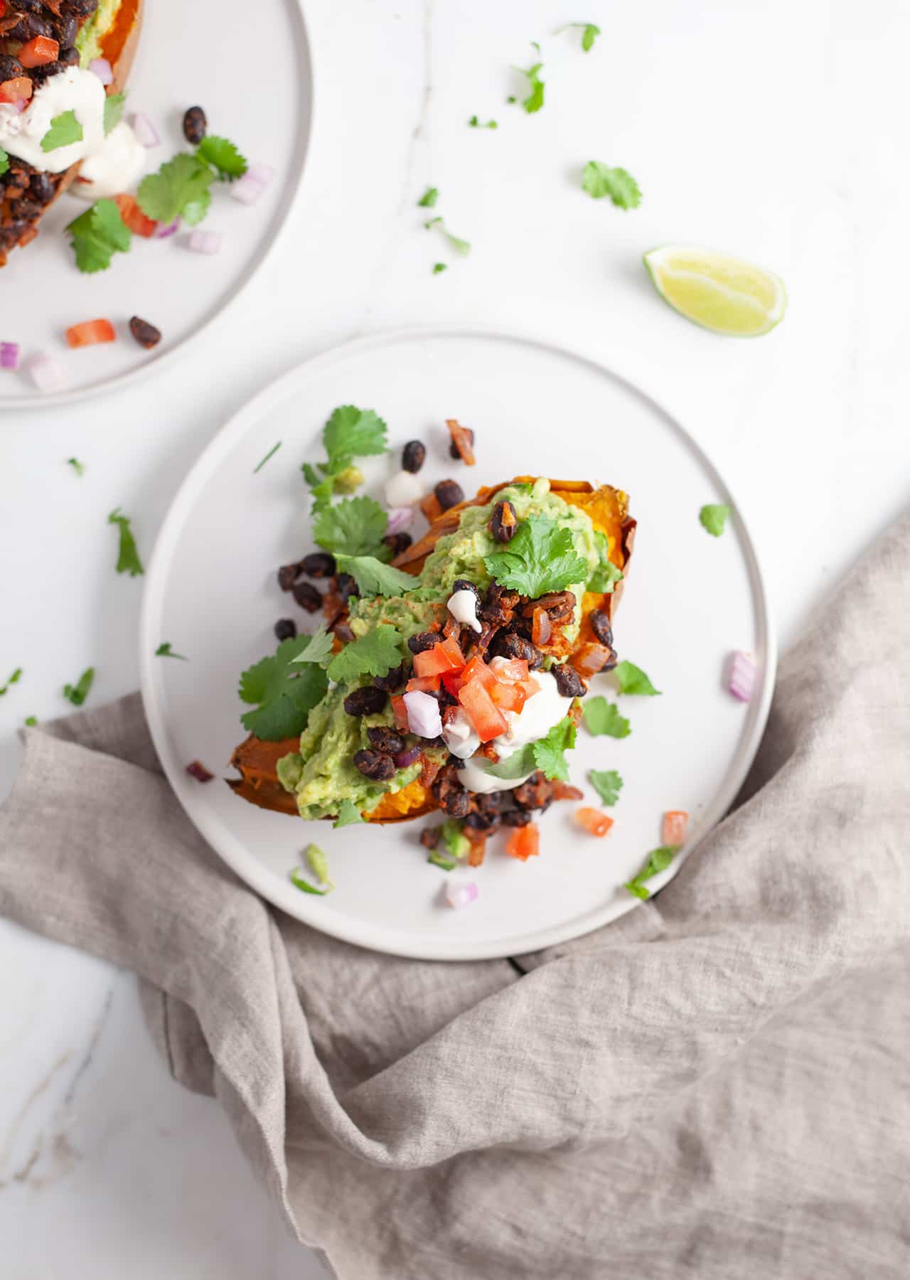 Vegan Fully Loaded Sweet Potato