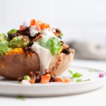 Vegan Fully Loaded Sweet Potatoes