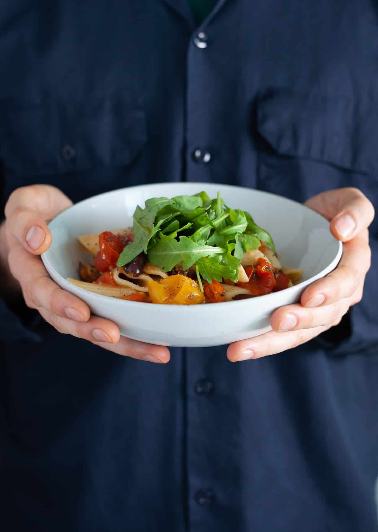 Vegan Roasted Tomato & Basil Pasta