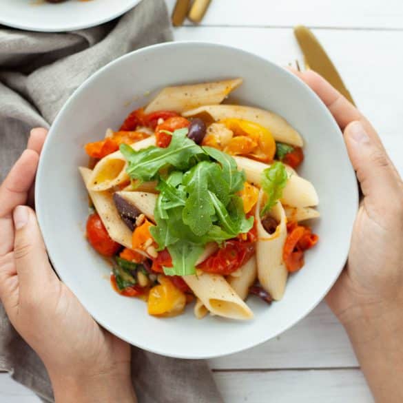 Vegan Tomato & Basil Pasta