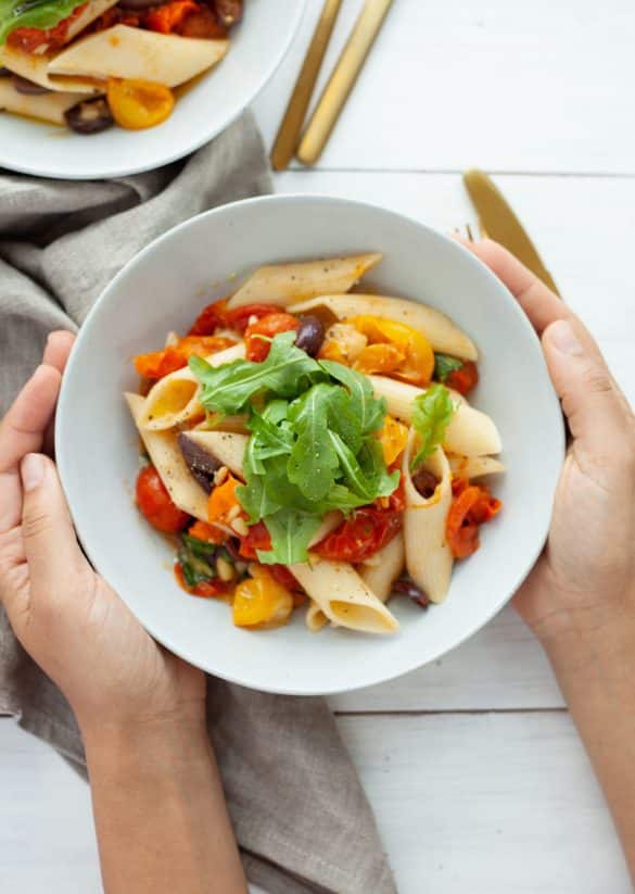 Vegan Tomato & Basil Pasta