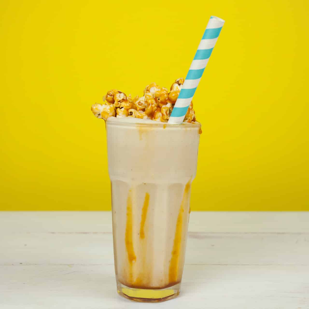 Salted Caramel Popcorn Milkshake Salted Caramel Popcorn Milkshake