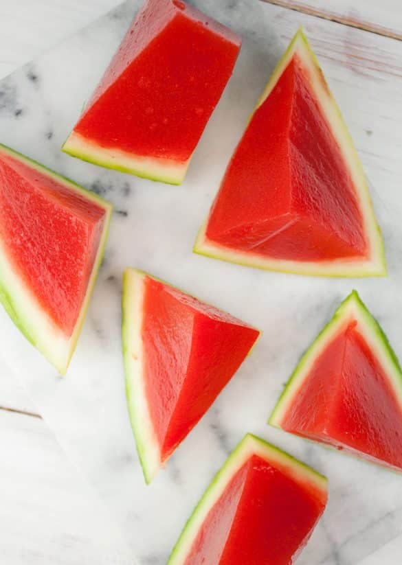 Watermelon Vodka Jelly Shots