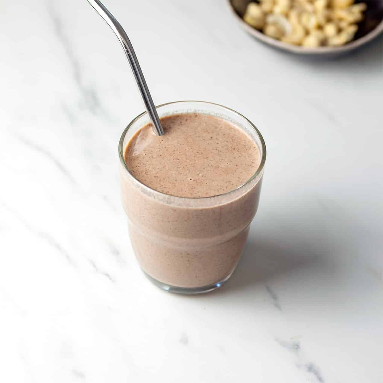 Chocolate and Chia Protein Smoothie Chocolate and Chia Protein Smoothie