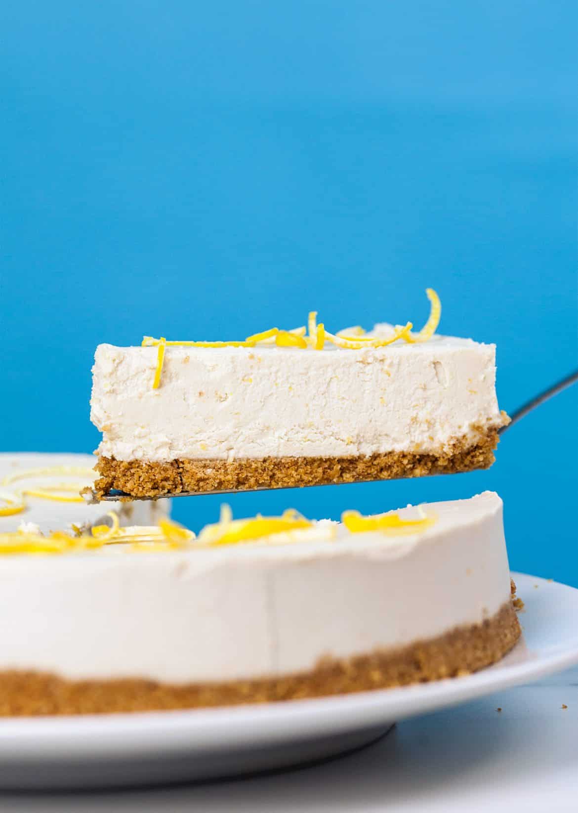 No-Bake Lemon Cheesecake