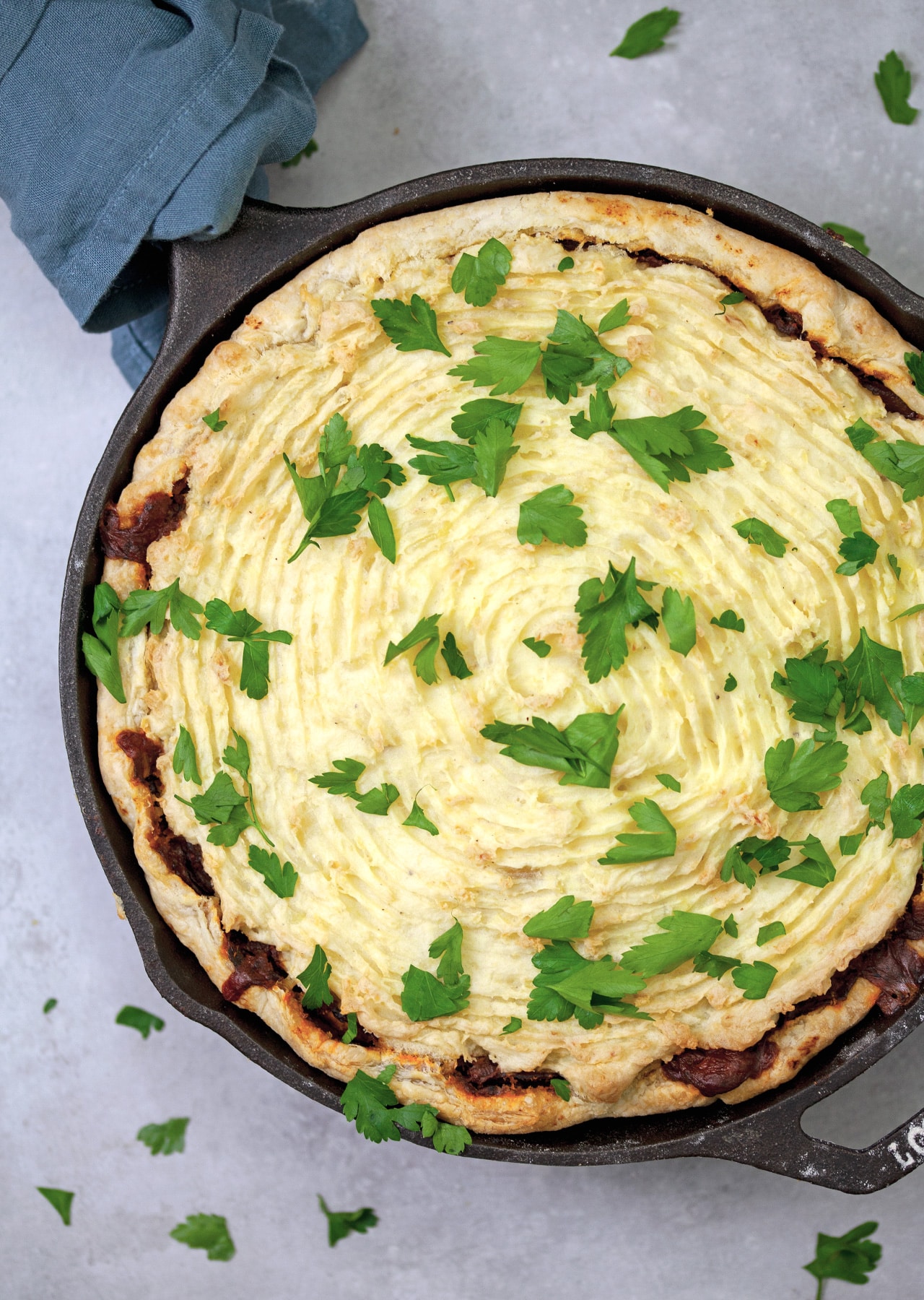 Mushroom Stroganoff Pie