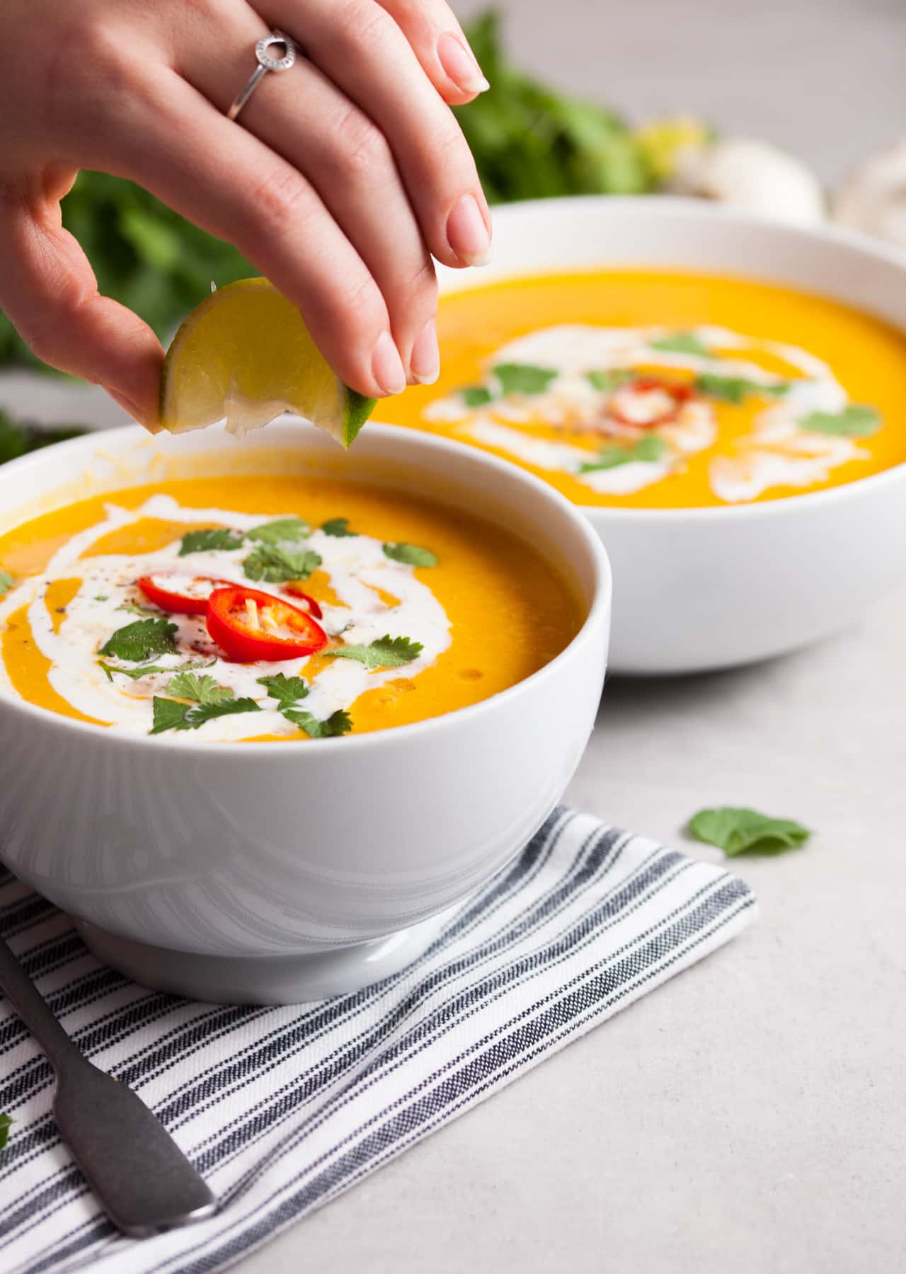 Curried Butternut Squash Soup