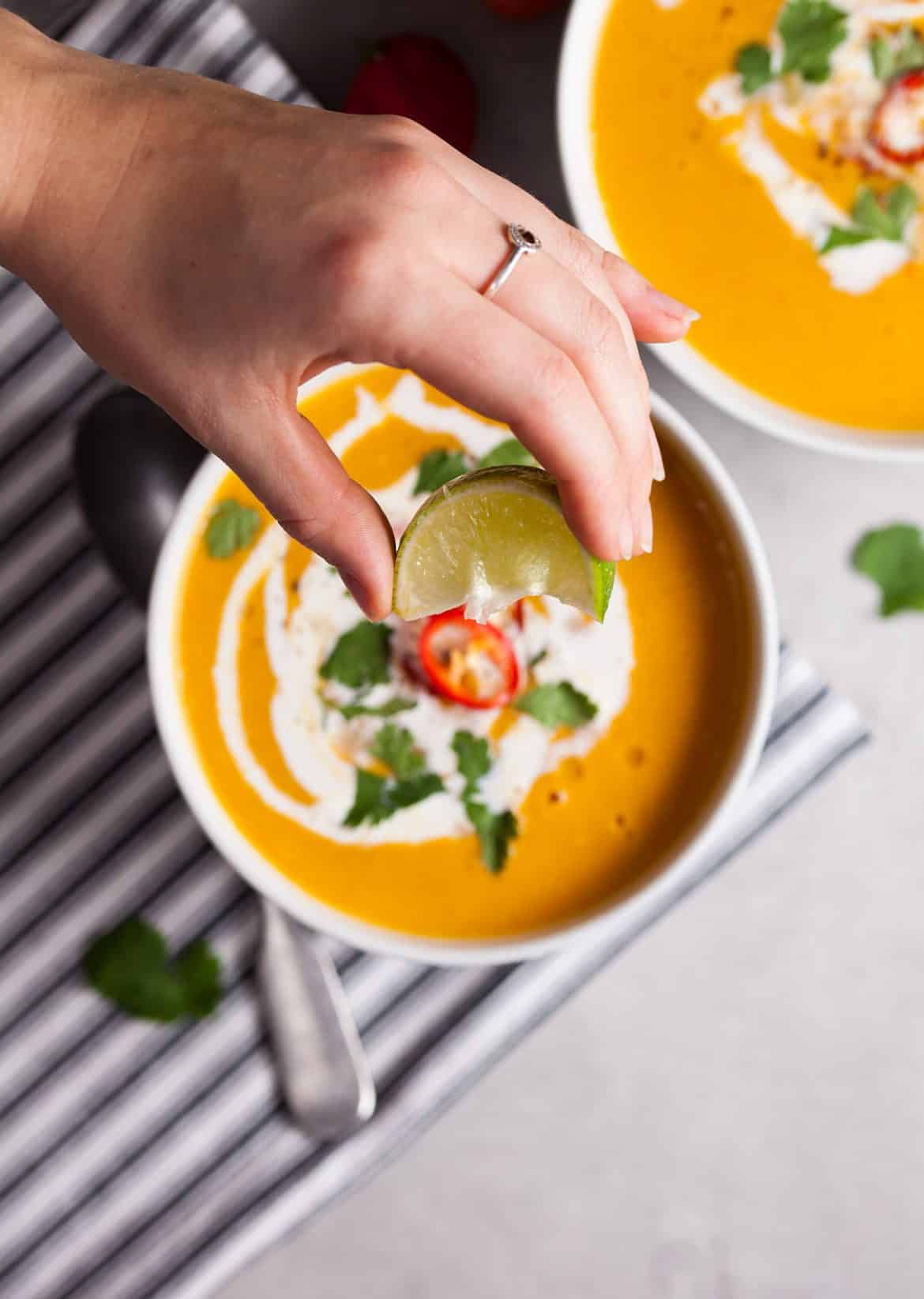 Curried Butternut Squash Soup