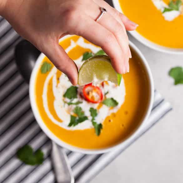 Curried Butternut Squash Soup