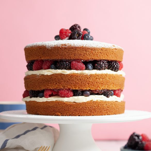 Triple Decker Vegan Victoria Sponge