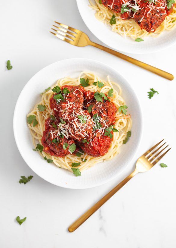 Vegan Spaghetti & Meatballs