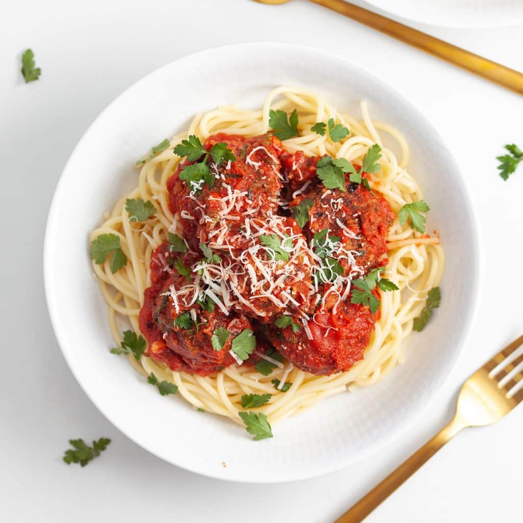 Vegan Spaghetti & Meatballs - So Vegan