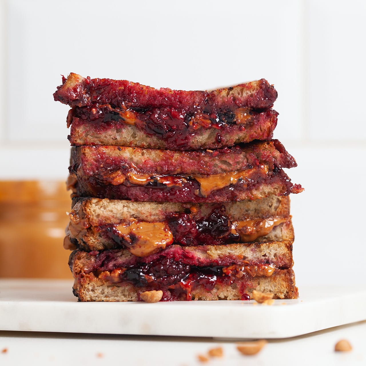 Peanut Butter & Jelly Sandwich So Vegan