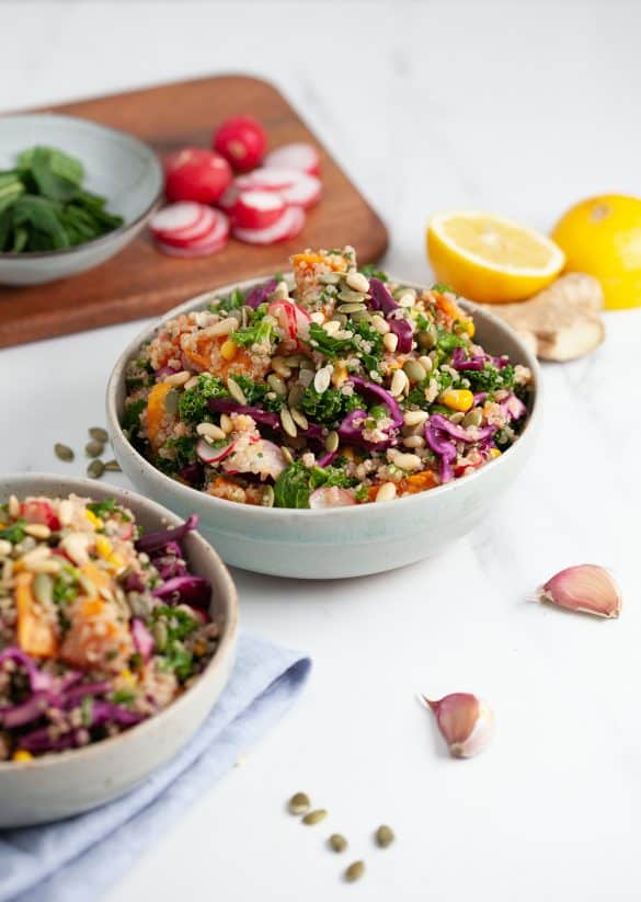 Rainbow Quinoa Salad - SO VEGAN