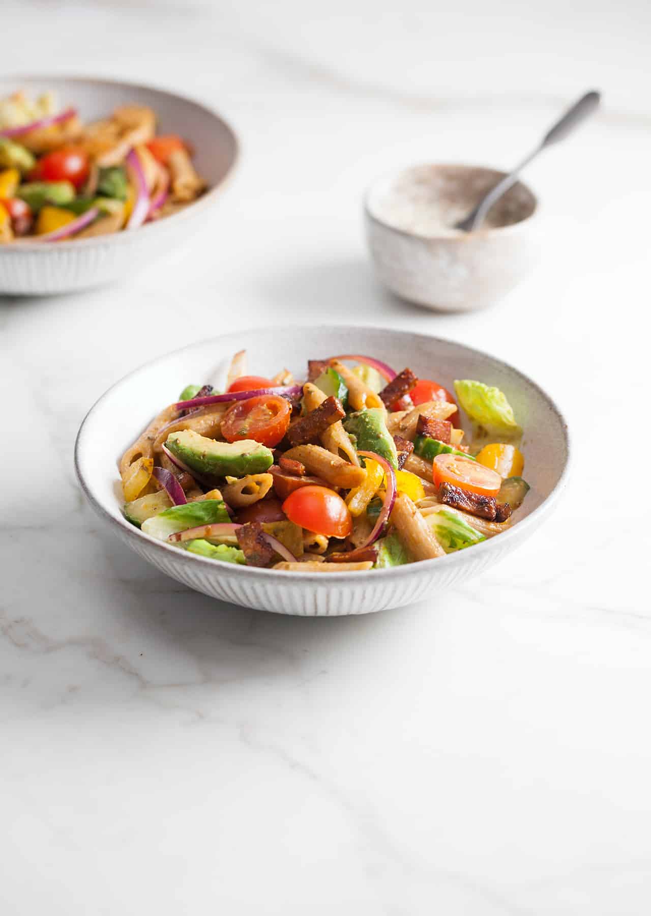 Vegan BLT Pasta Salad