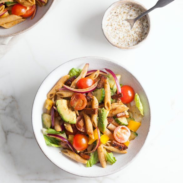 Vegan BLT Pasta Salad