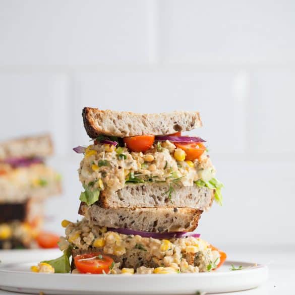 Vegan Chickpea 'Tuna' Sandwich
