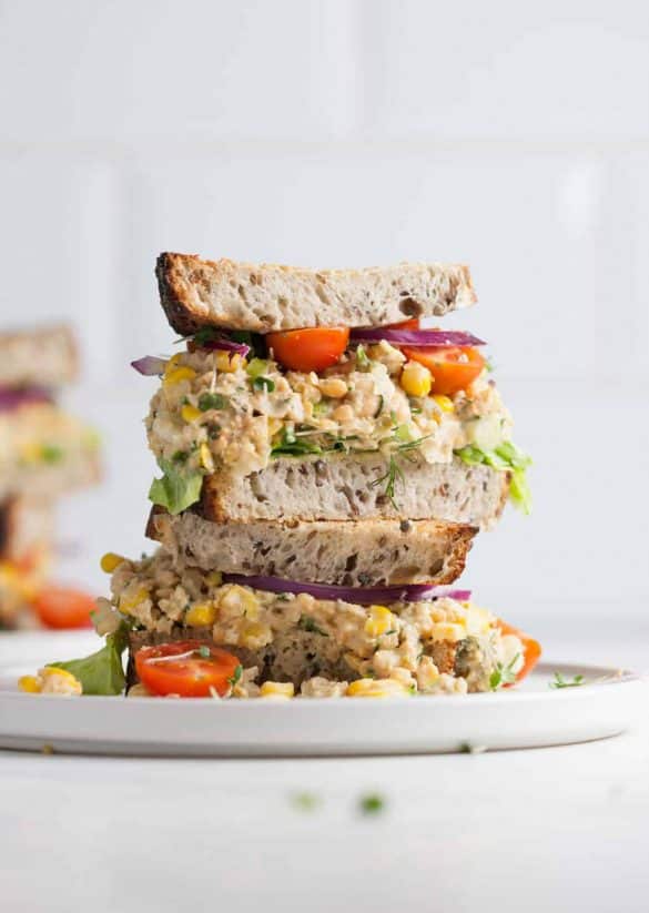 Chickpea Tuna Sandwich