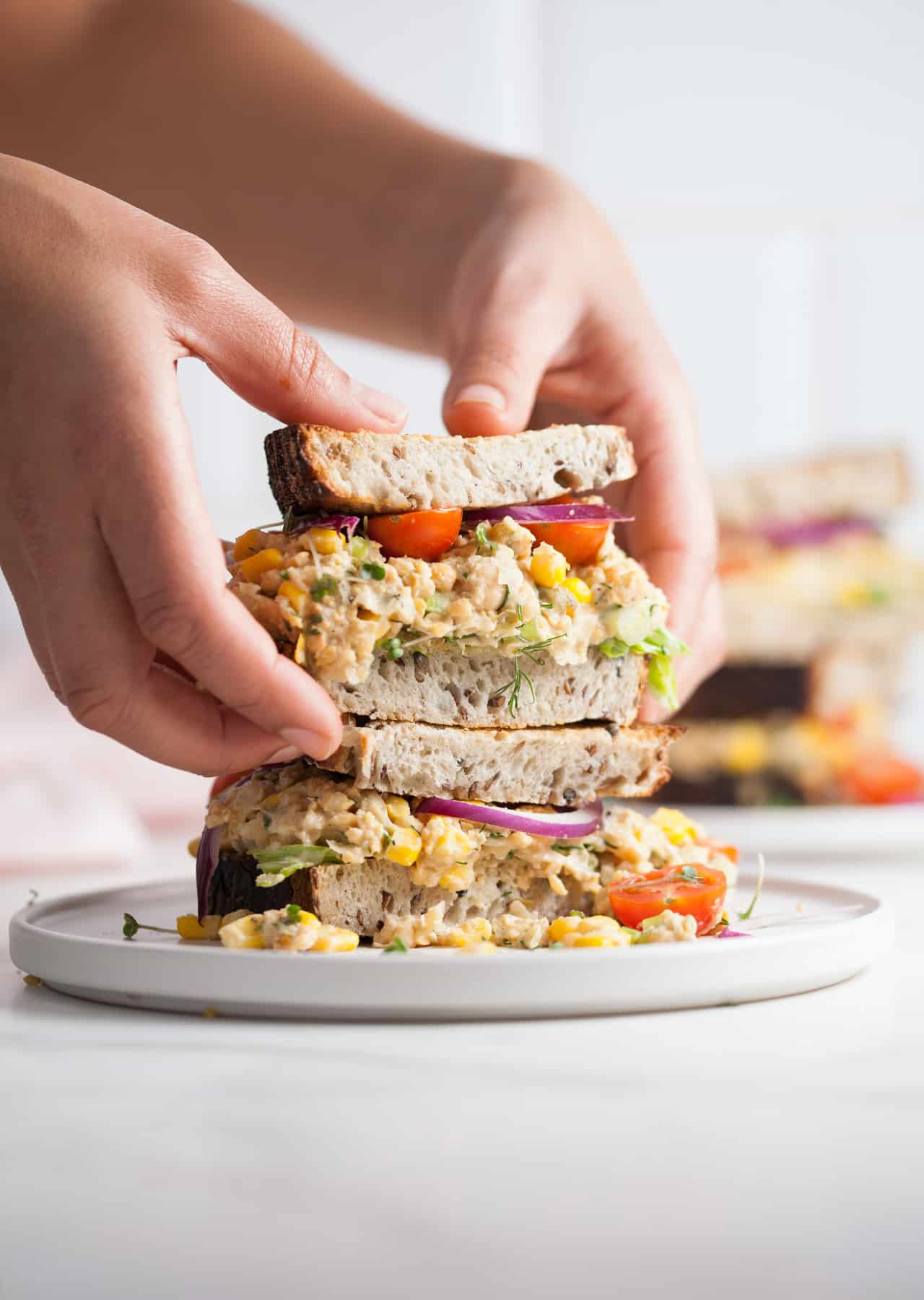 Vegan Chickpea 'Tuna' Sandwich