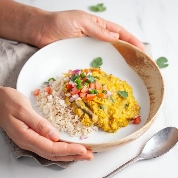 Vegan Mushroom Dhal