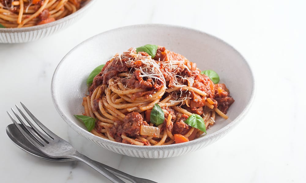 Our Favourite Spaghetti Bolognese - SO VEGAN