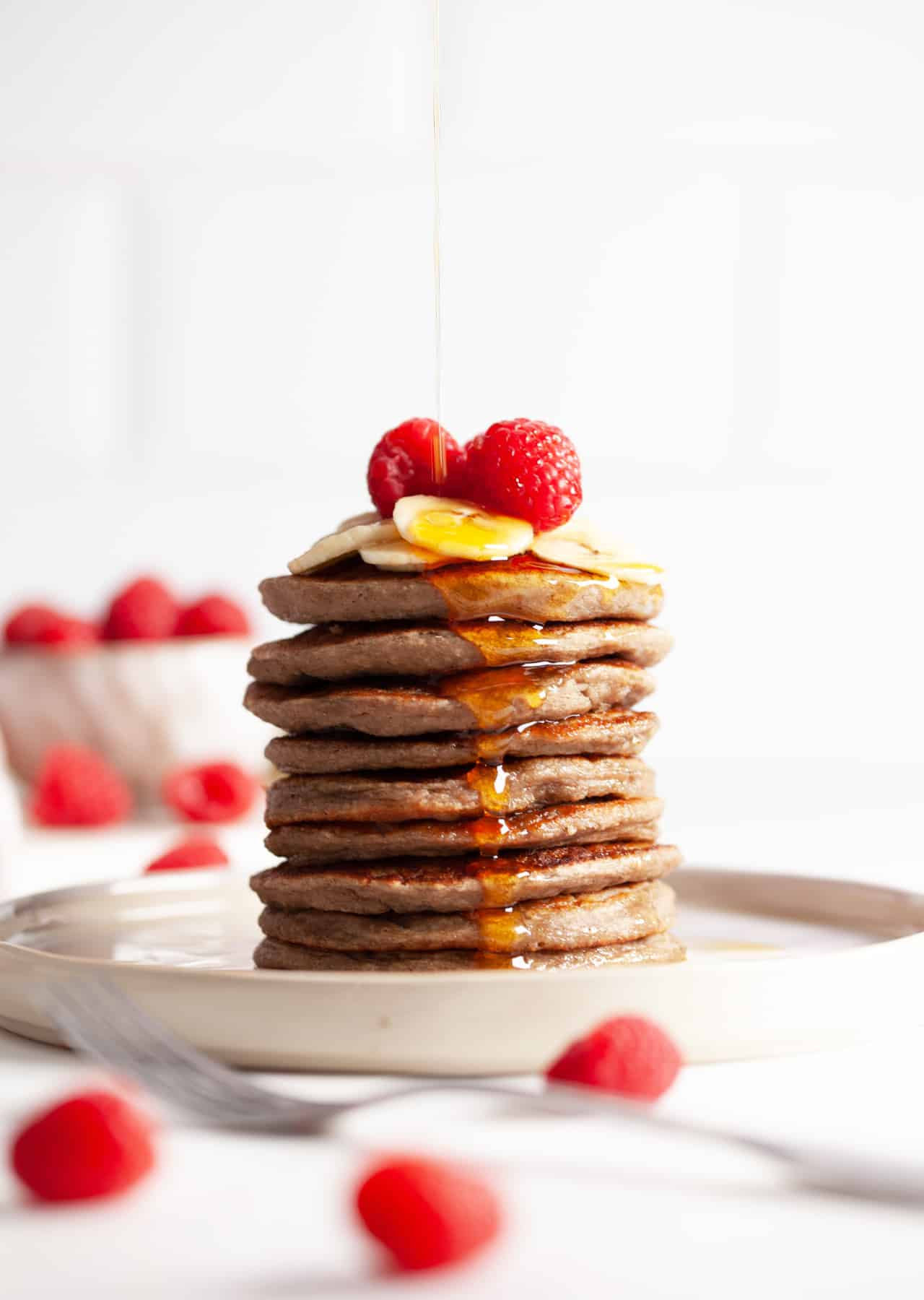 Oat & Chia Pancakes - So Vegan