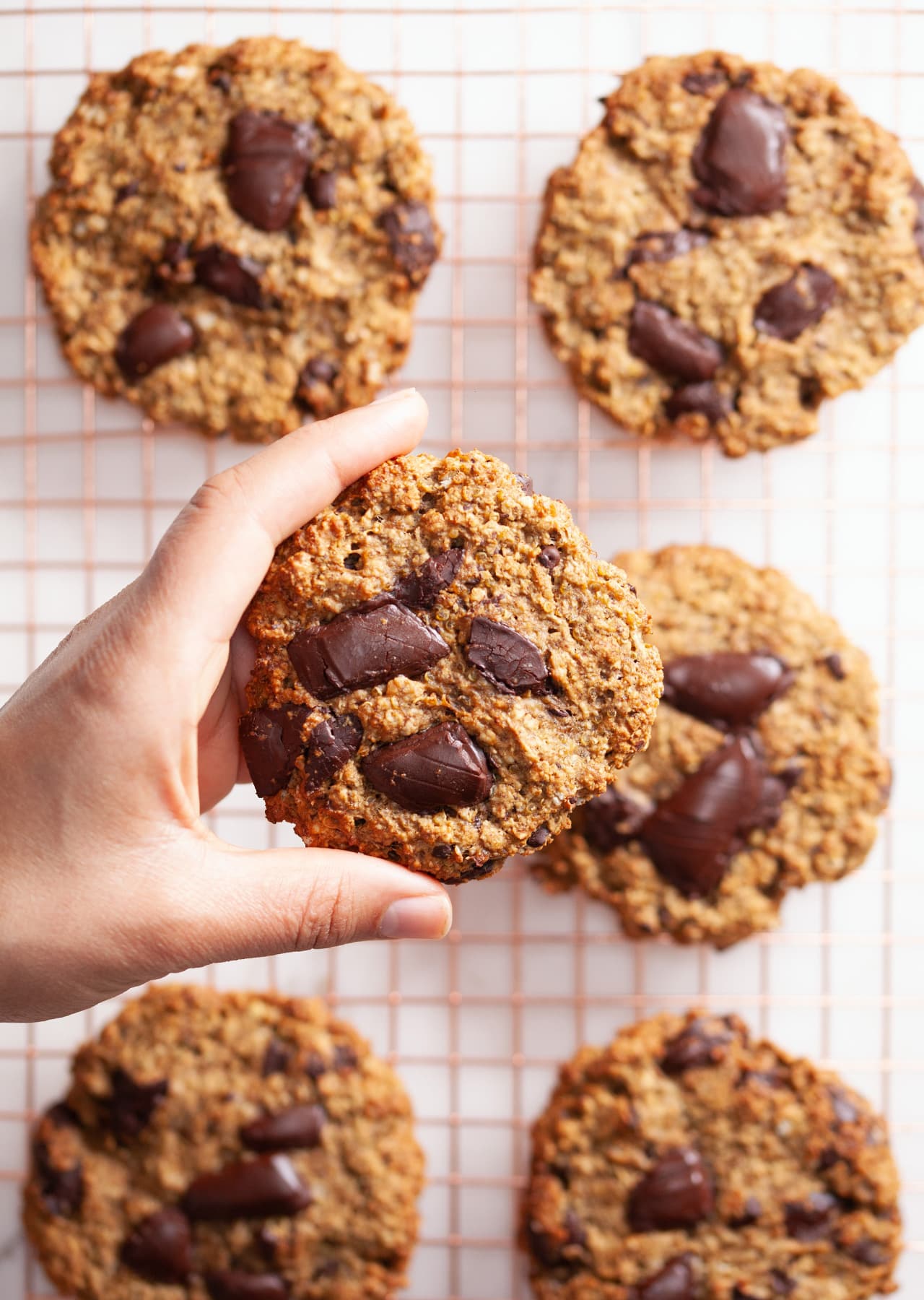 Vegan Quinoa Chocolate Chip Cookies