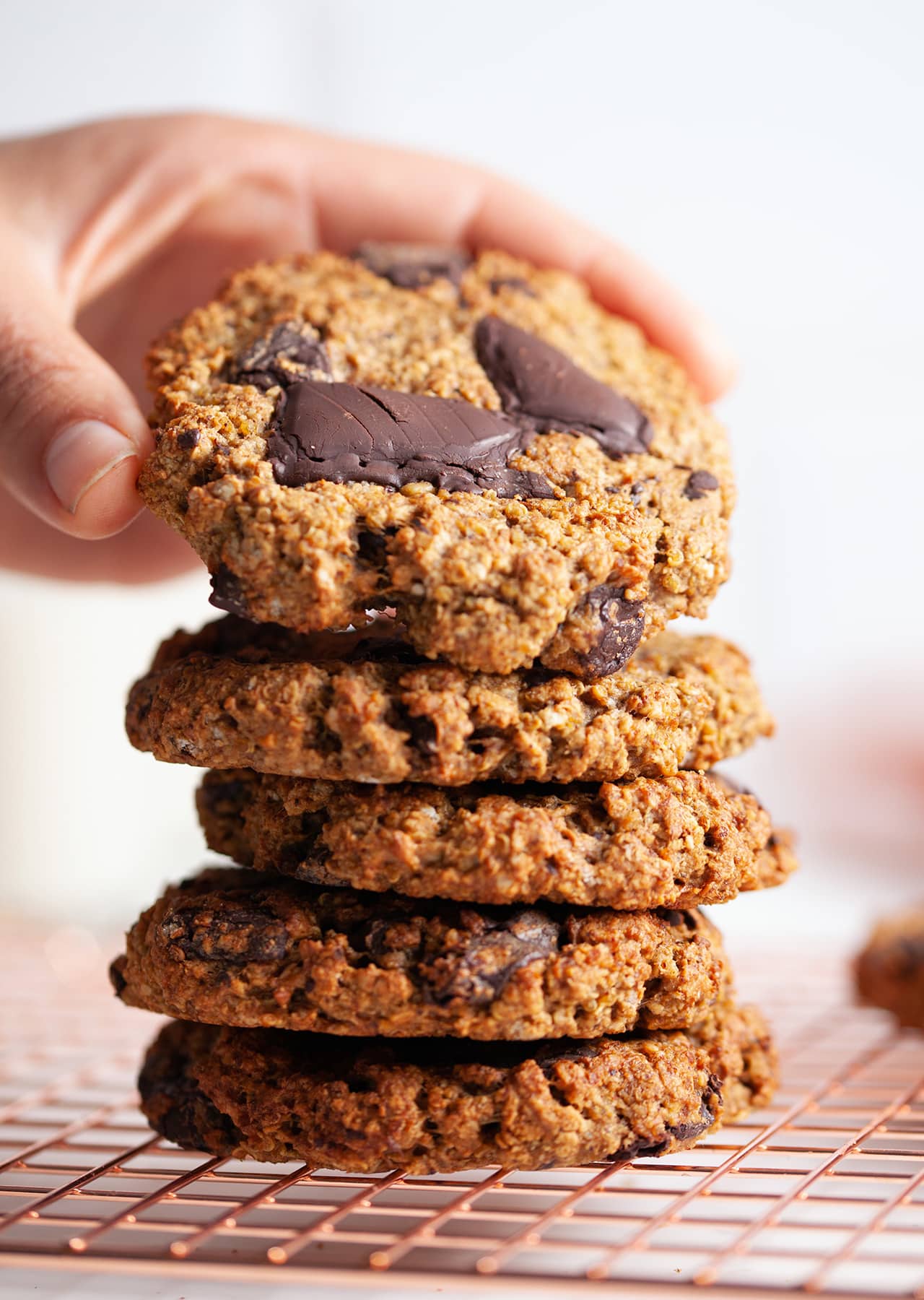 Vegan Quinoa Chocolate Chip Cookies