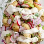 Vegan Creamy Potato & Dill Salad