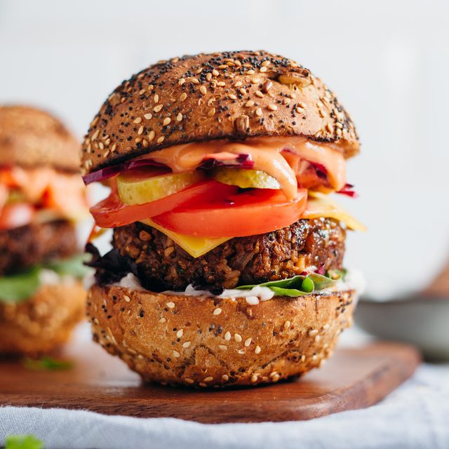 Easy Vegan Burger - So Vegan