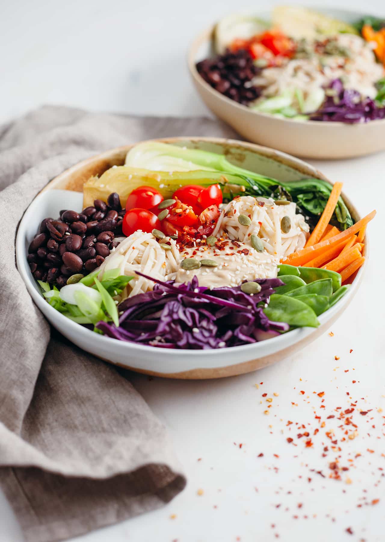 Vegan Rainbow Power Bowl