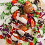 How to make a vegan falafel wrap recipe