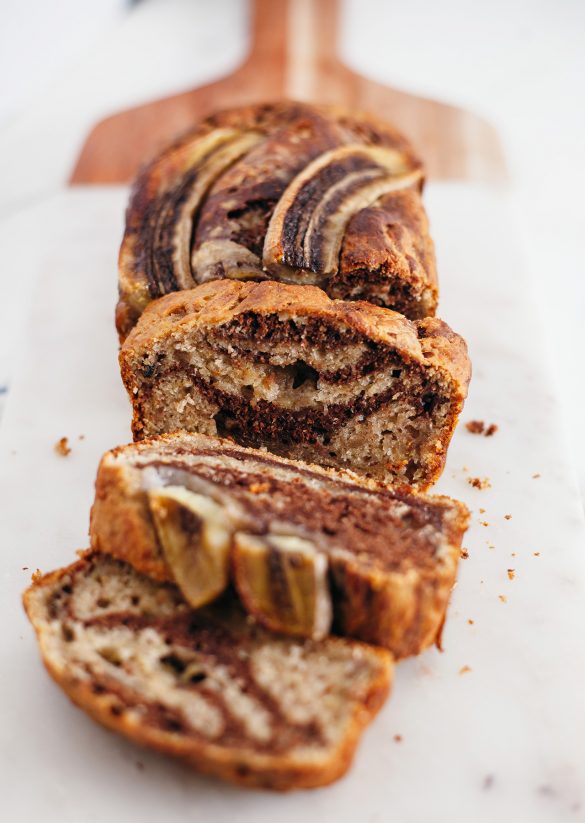Vegan Marble Banana Bread