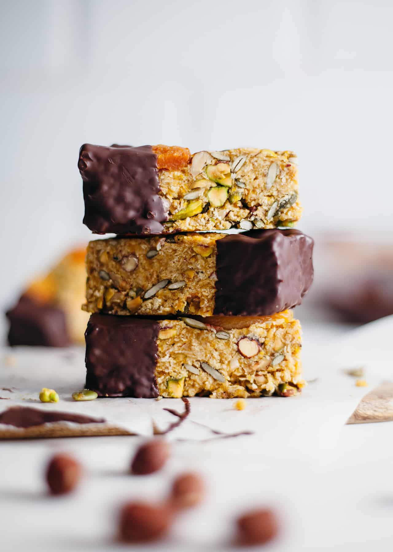 Vegan Raw Apricot Energy Bars