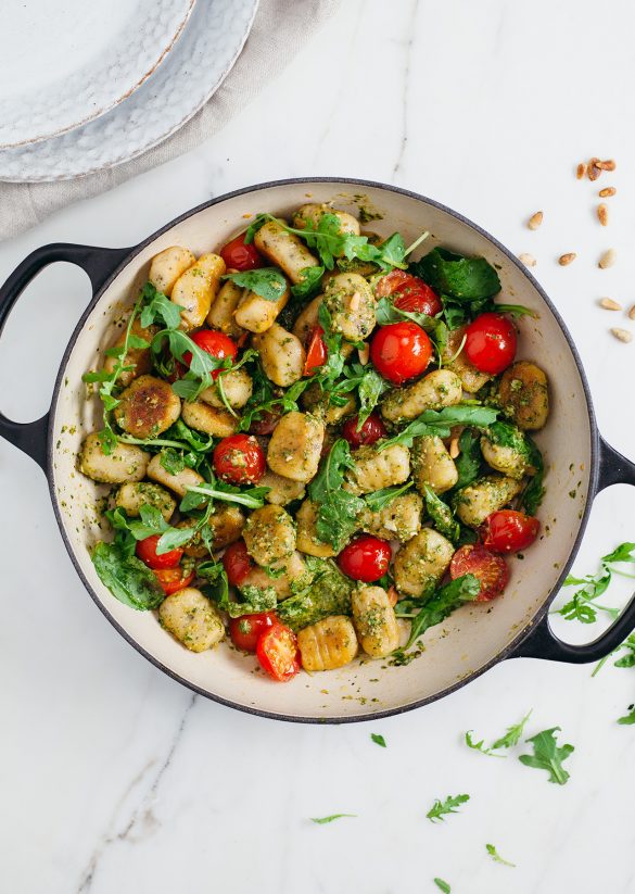 Homemade Vegan Gnocchi Pesto Recipe