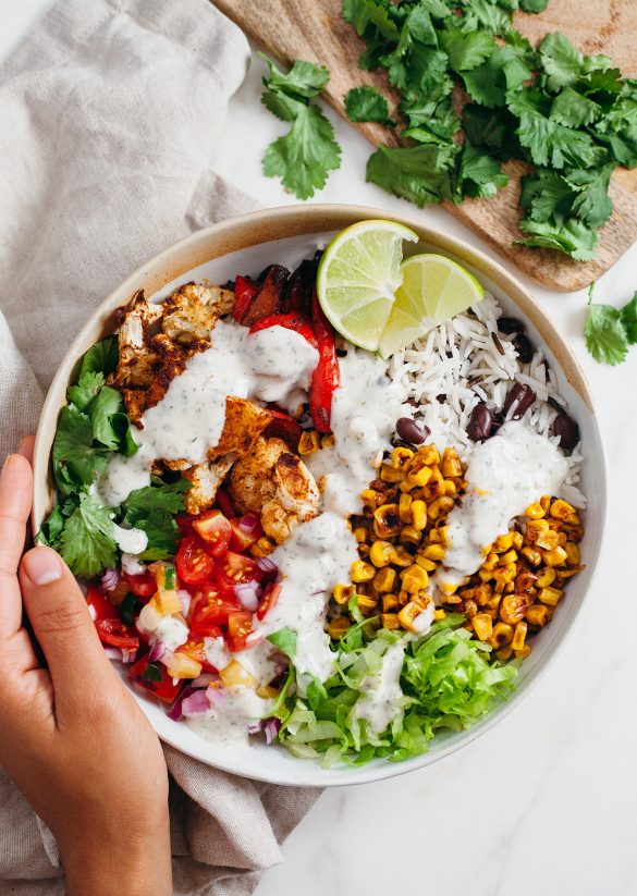 Vegan Cauliflower Taco Bowl