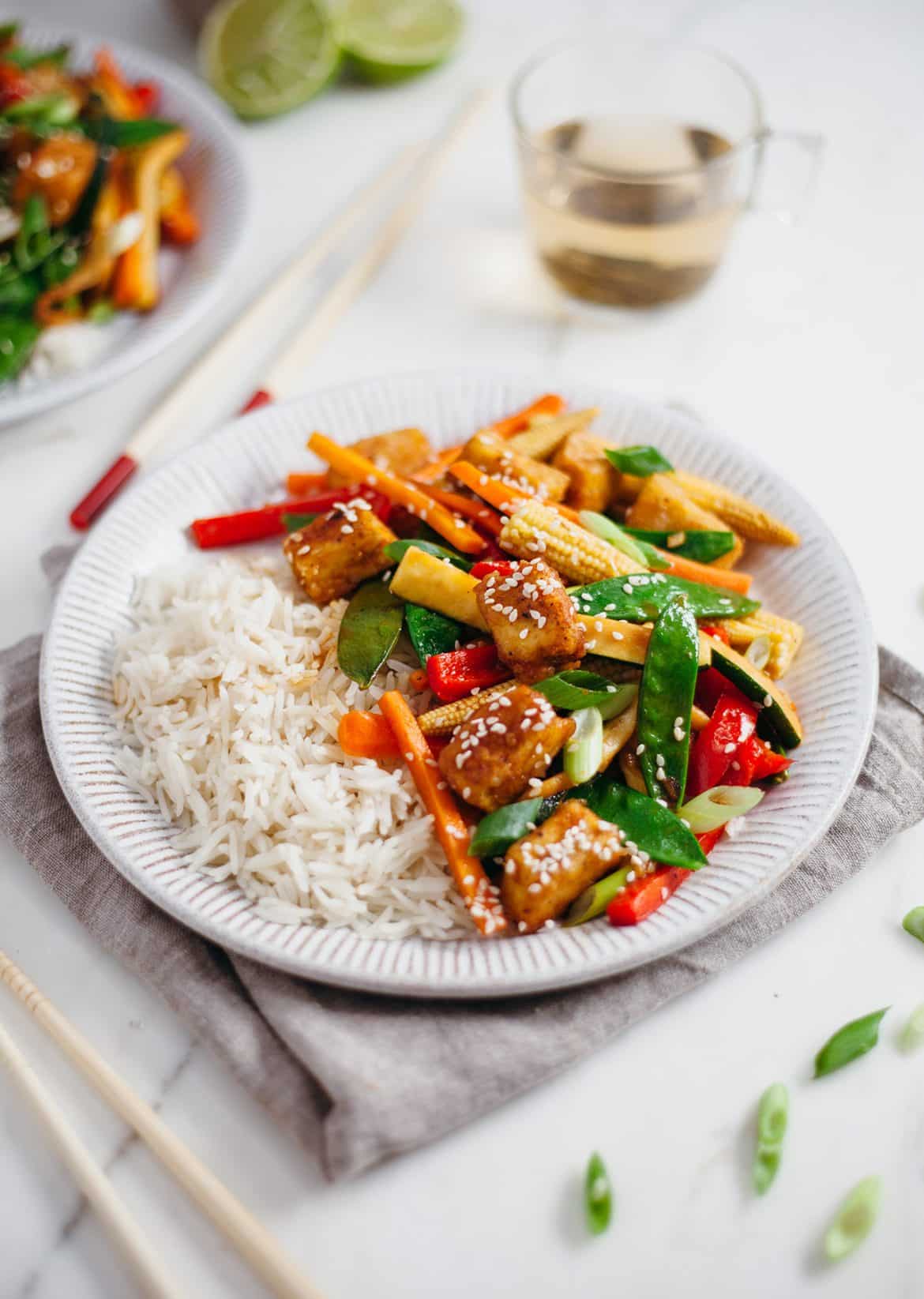 Super Easy Vegan Tofu Stir Fry Recipe