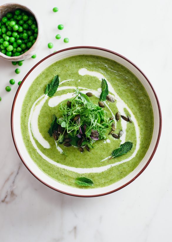 Vegan Green Goodness Healthy Soup Recipe