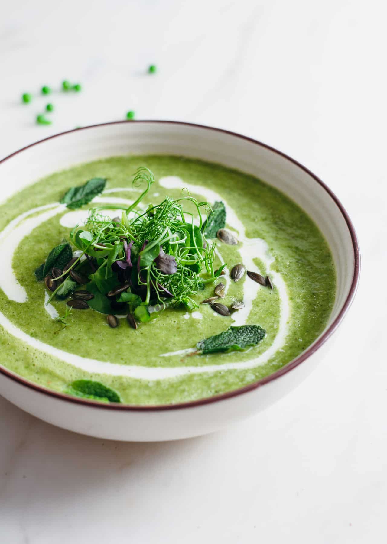 Vegan Green Goodness Healthy Soup Recipe