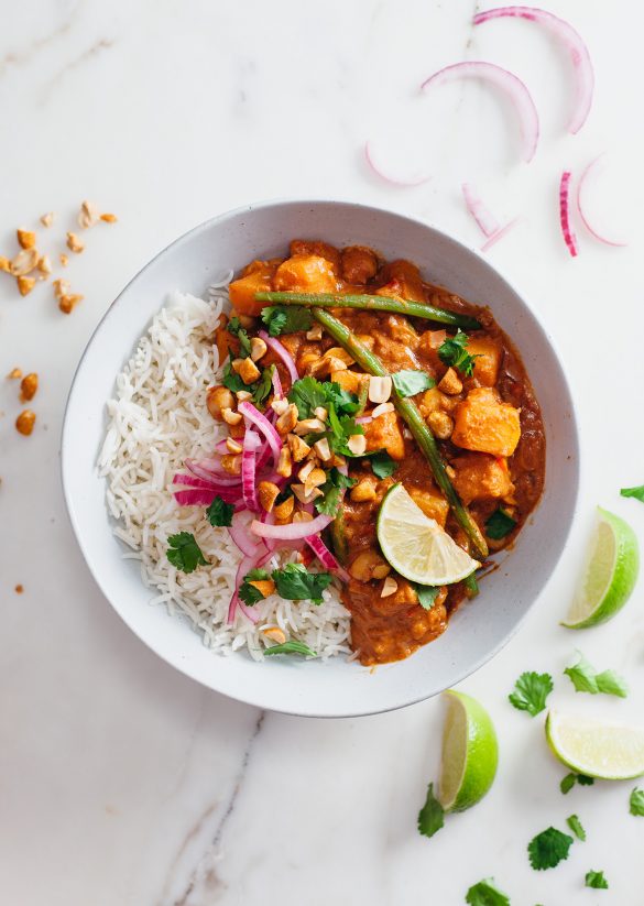 Vegan Butternut Squash Peanut Butter Curry Recipe