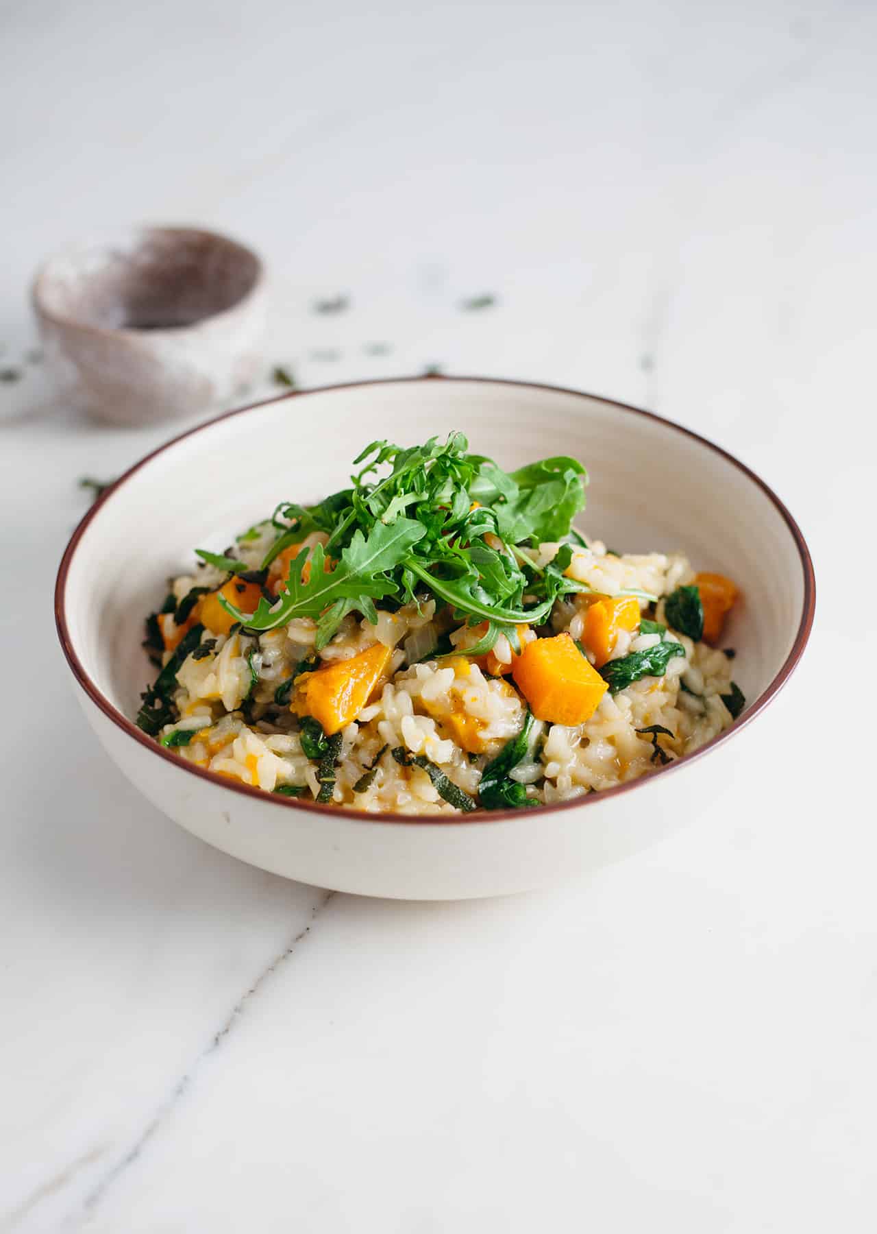 Vegan Butternut Squash Sage Autumn Risotto Recipe