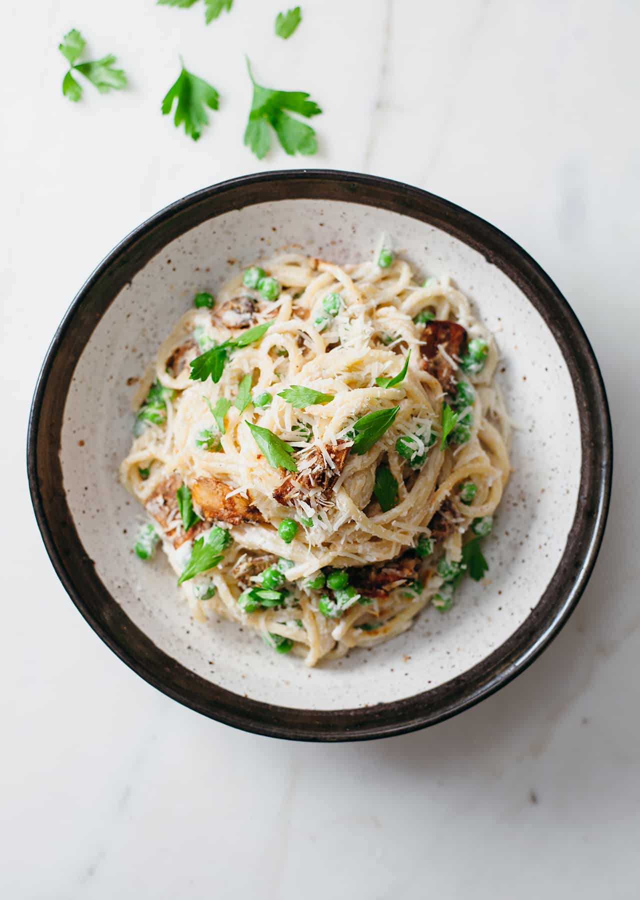 Vegan Spaghetti Carbonara