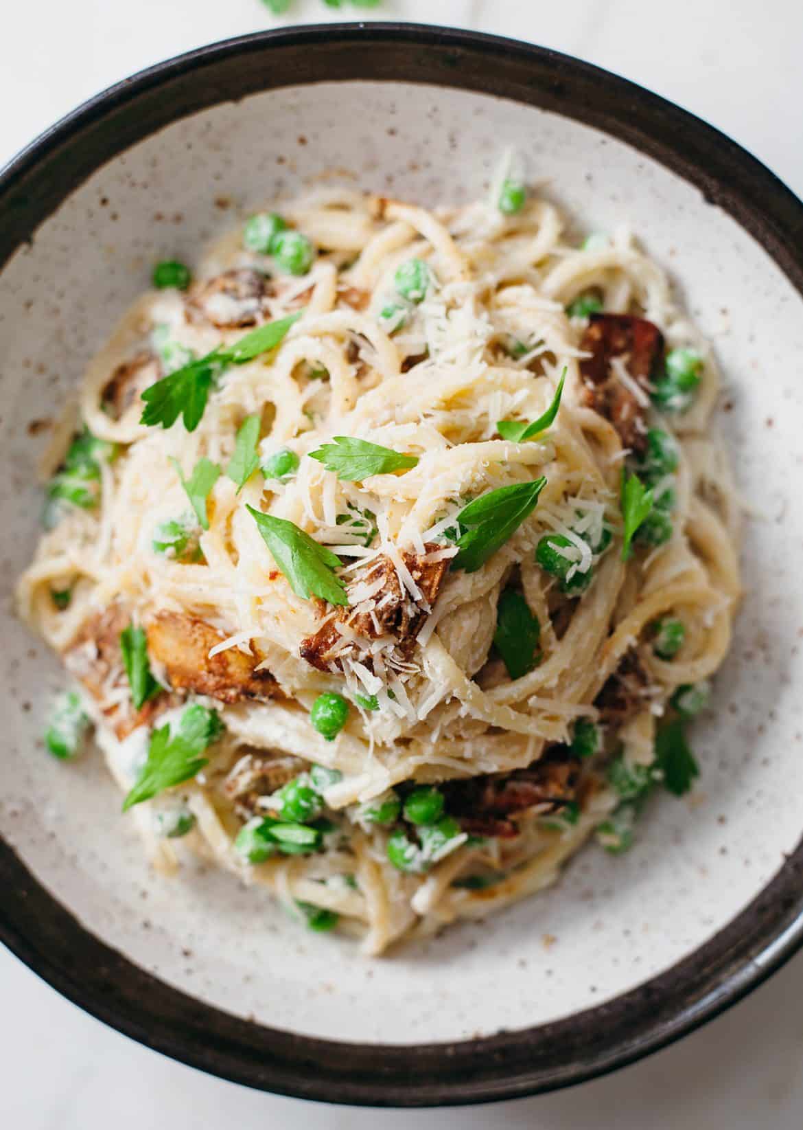 Vegan Spaghetti Carbonara