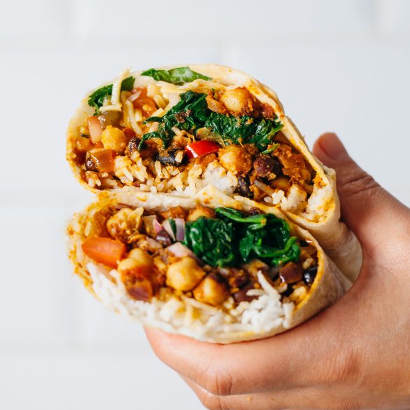 Indian Curry Burrito Vegan Recipe Indian Curry Burrito Vegan Recipe