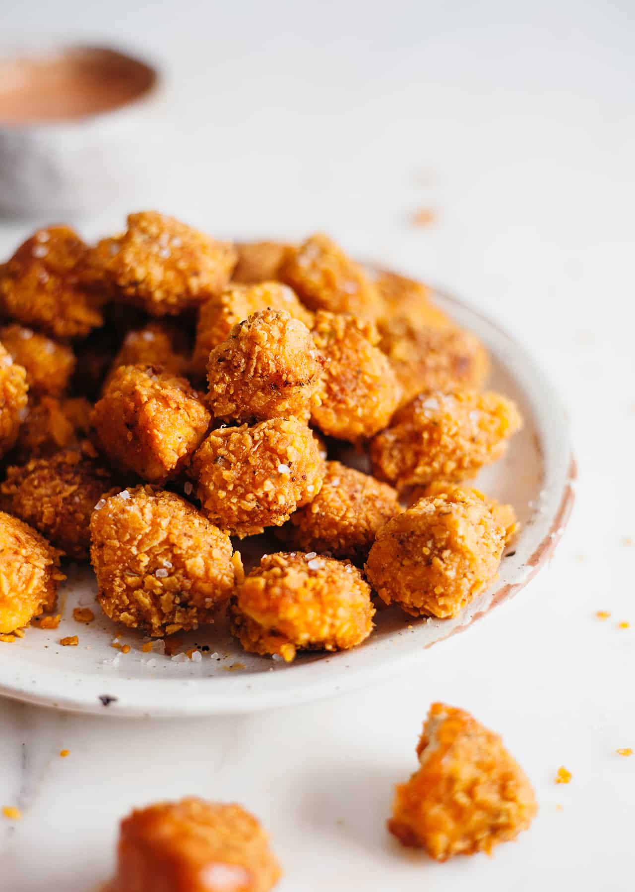 Vegan Popcorn Chicken Tofu Nuggets Recipe