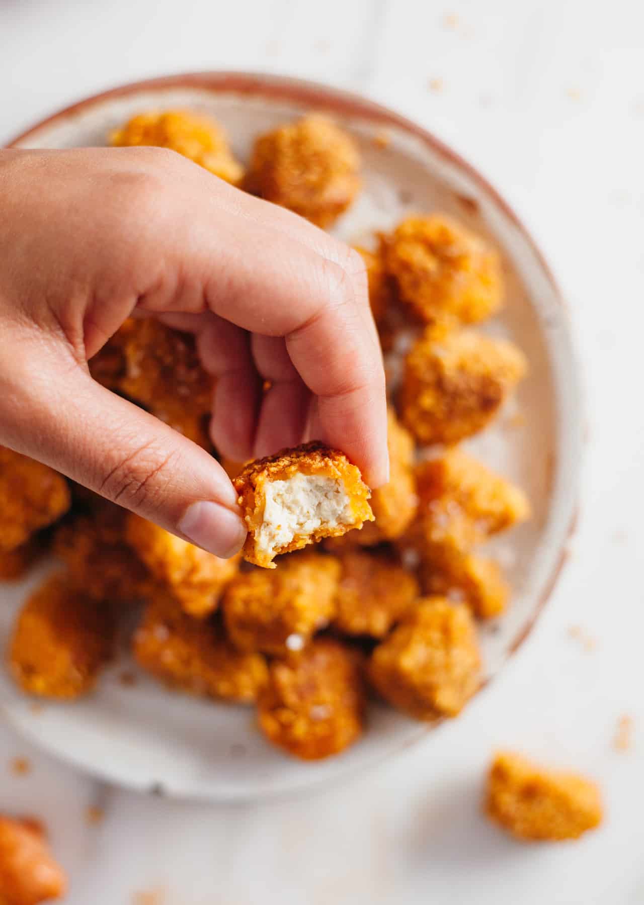 Vegan Popcorn Chicken Tofu Nuggets Recipe