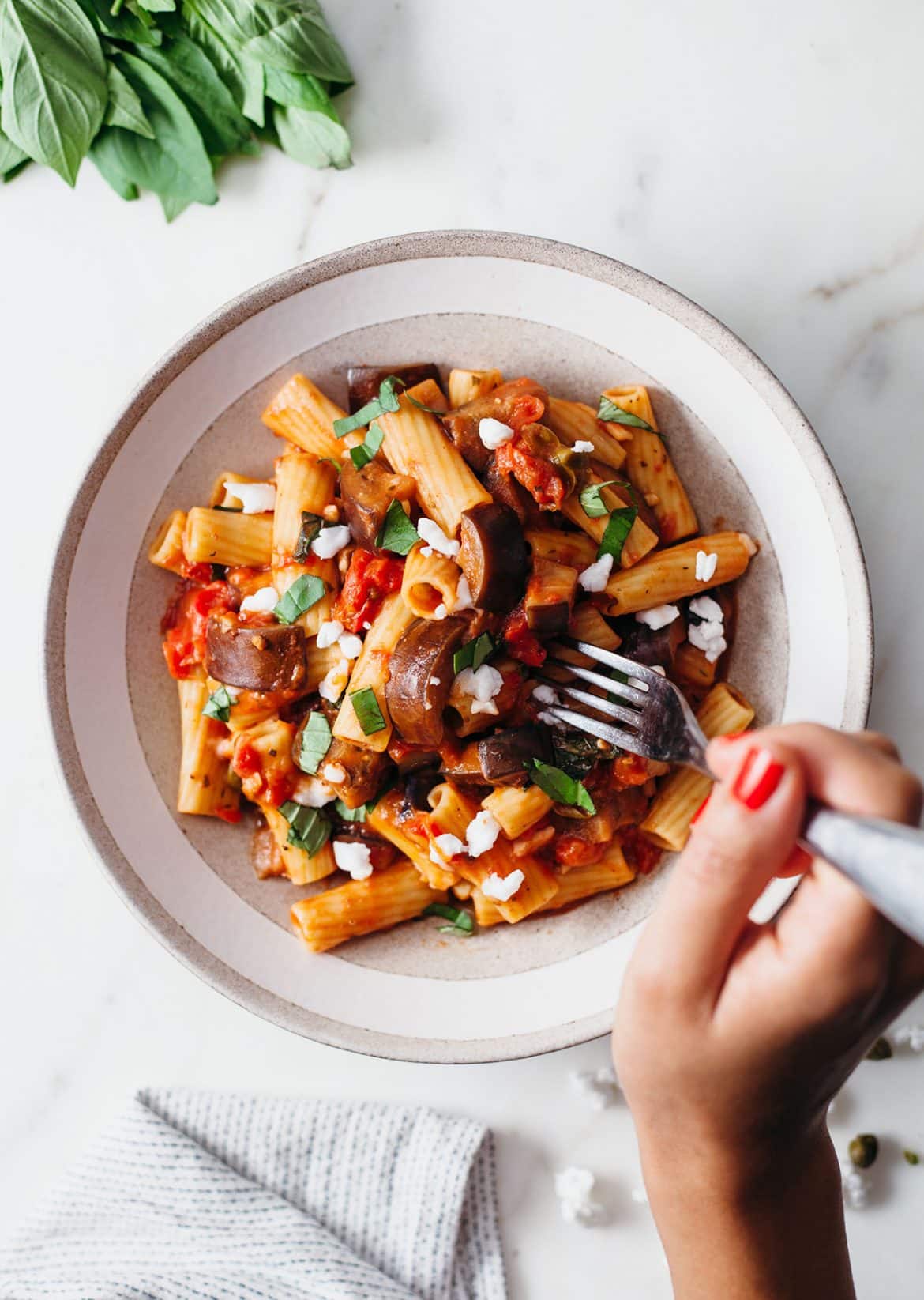 Vegan One-Pot Pasta Alla Norma Recipe