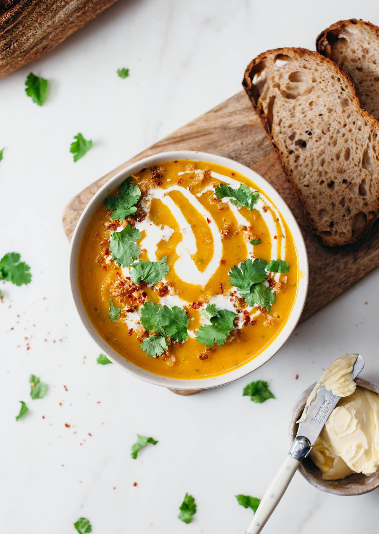 Vegan Roast Carrot & Coriander Soup Recipe